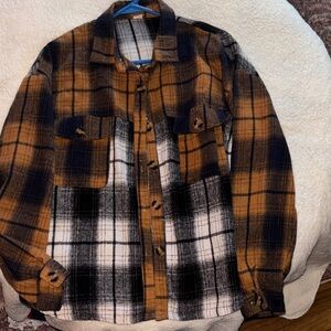 Woman’s Plaid Flannel Jacket